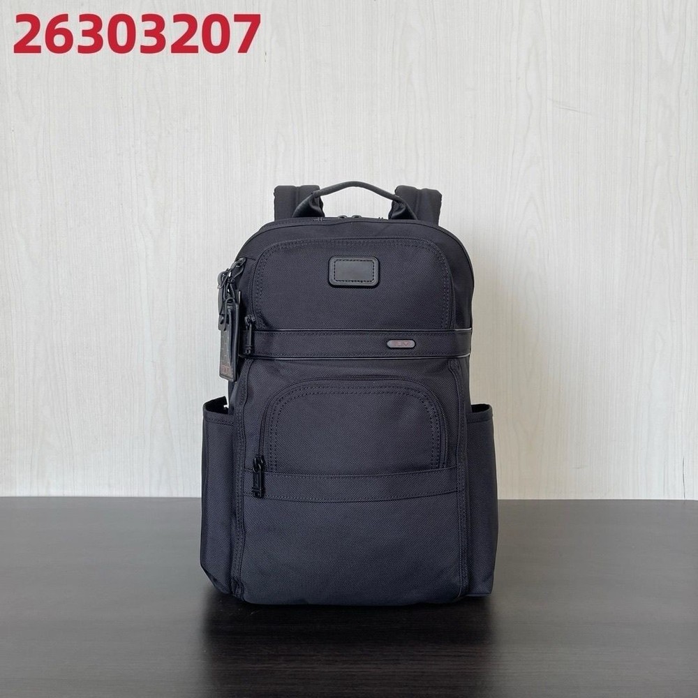 TUMI ALPHA BRAVO Compact Backpack 26303207 Black Nylon Outlet Products