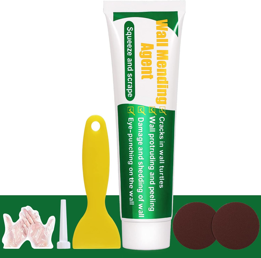 Wall Repair Patch Kit with Scraper, Drywall Repair Kit, Wall Mending Agent Ea...
