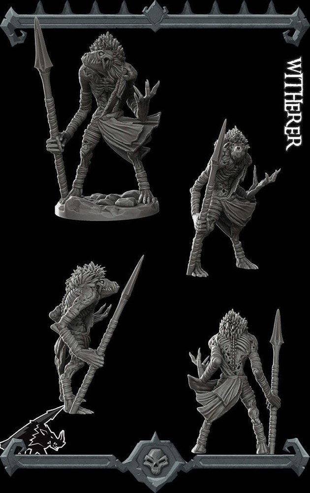 Witherer | Miniature for Tabletop games like D&D and War Gaming