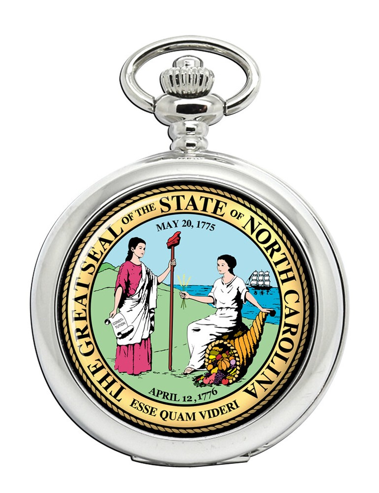 North Carolina USA Pocket Watch