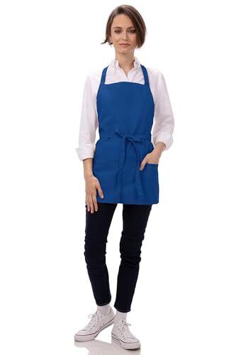Unisex Three Pocket Apron One Size Royal