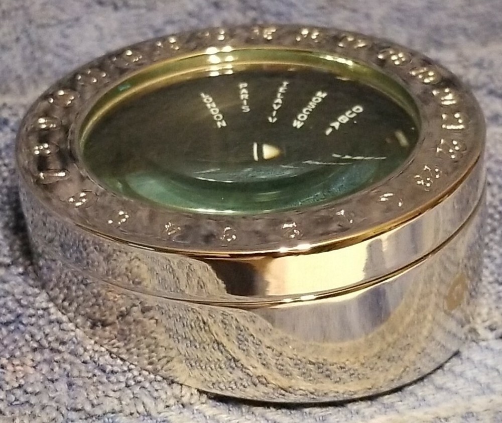 BROOKLEY Multi-City Time Reader Silver With Black Case