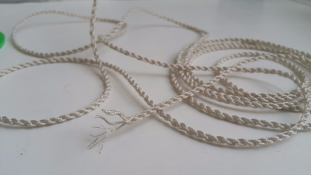 1meter high purity audio   4core Occ Silver Plated Soft Wire ITEM.19