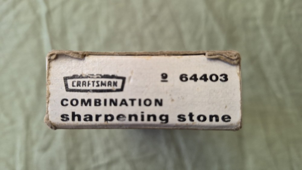 Sears Craftsman Combination Sharpening Stone 64403