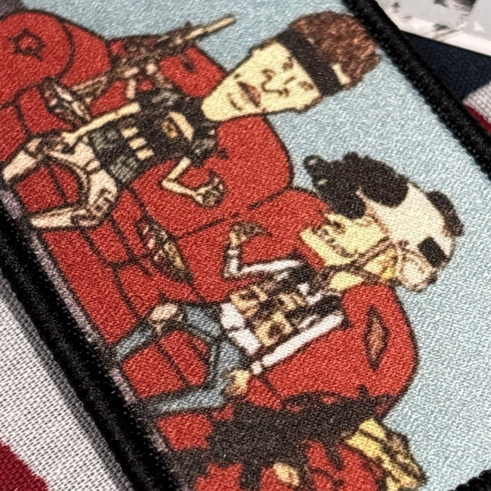Tactical Beavis & Butthead Patch 3x2.5” Hook & loop High Quality Embroidery