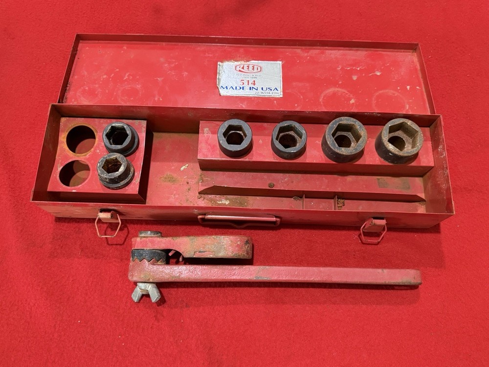 Reed 514 Thru-Bolt Standard Utility Socket Set