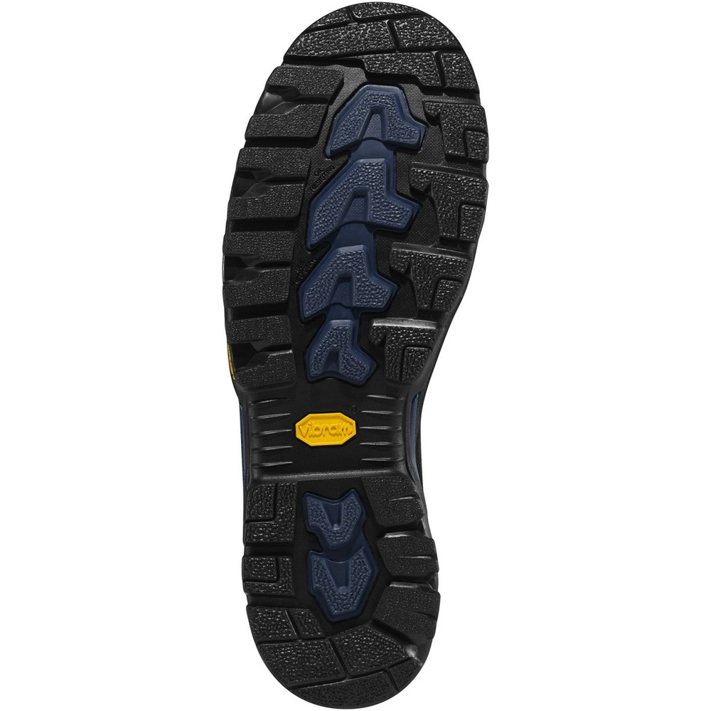 DANNER WORK Men's 4.5" Vicious Composite Toe Waterproof Work Boot Black/Blue - 1