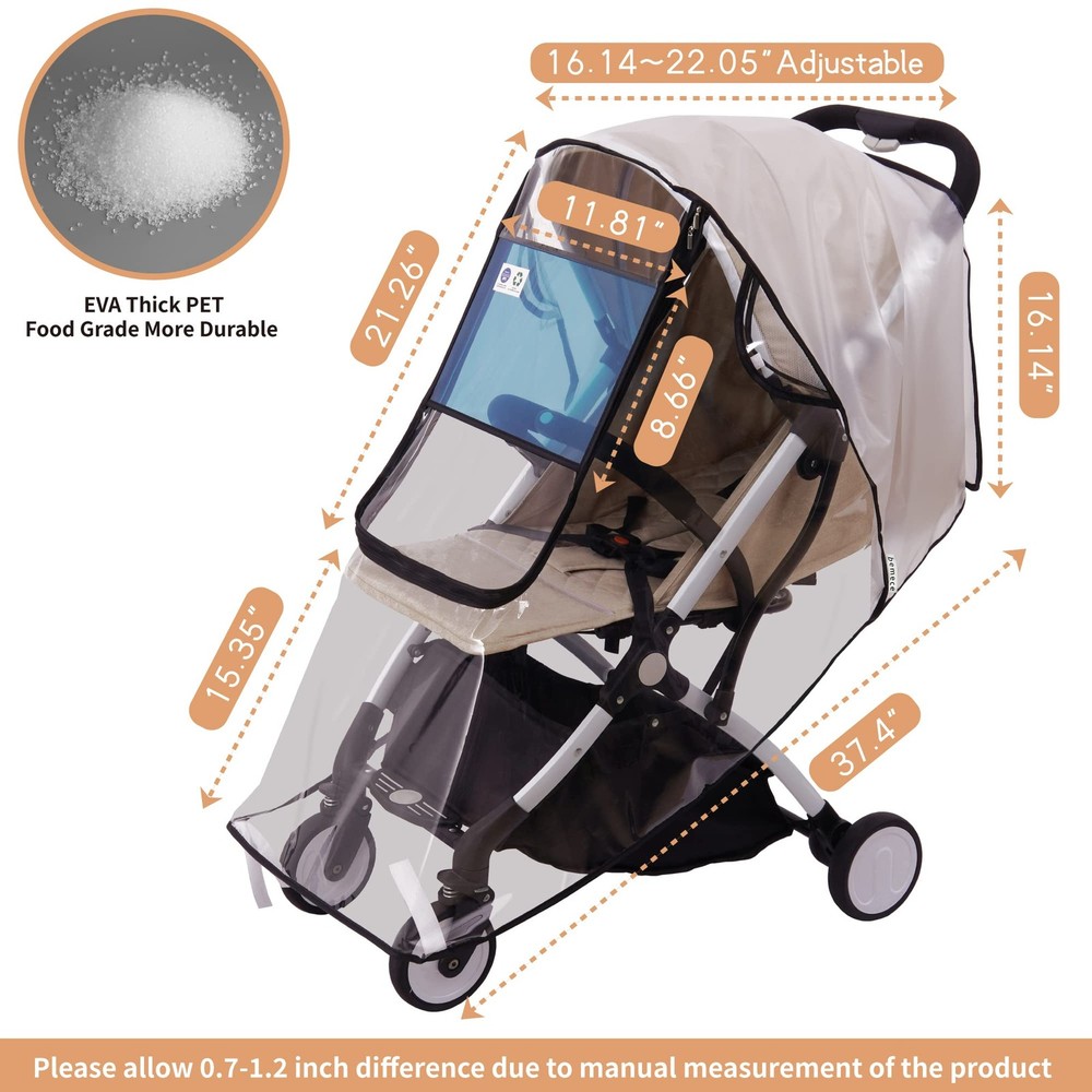 Keep Your Baby Dry and Protected - Universal Stroller Rain Cover