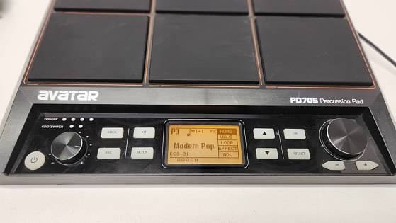 Avatar PD705 Percussion Sample Pad 9-Trigger Multipad Electric Drum USB MIDI