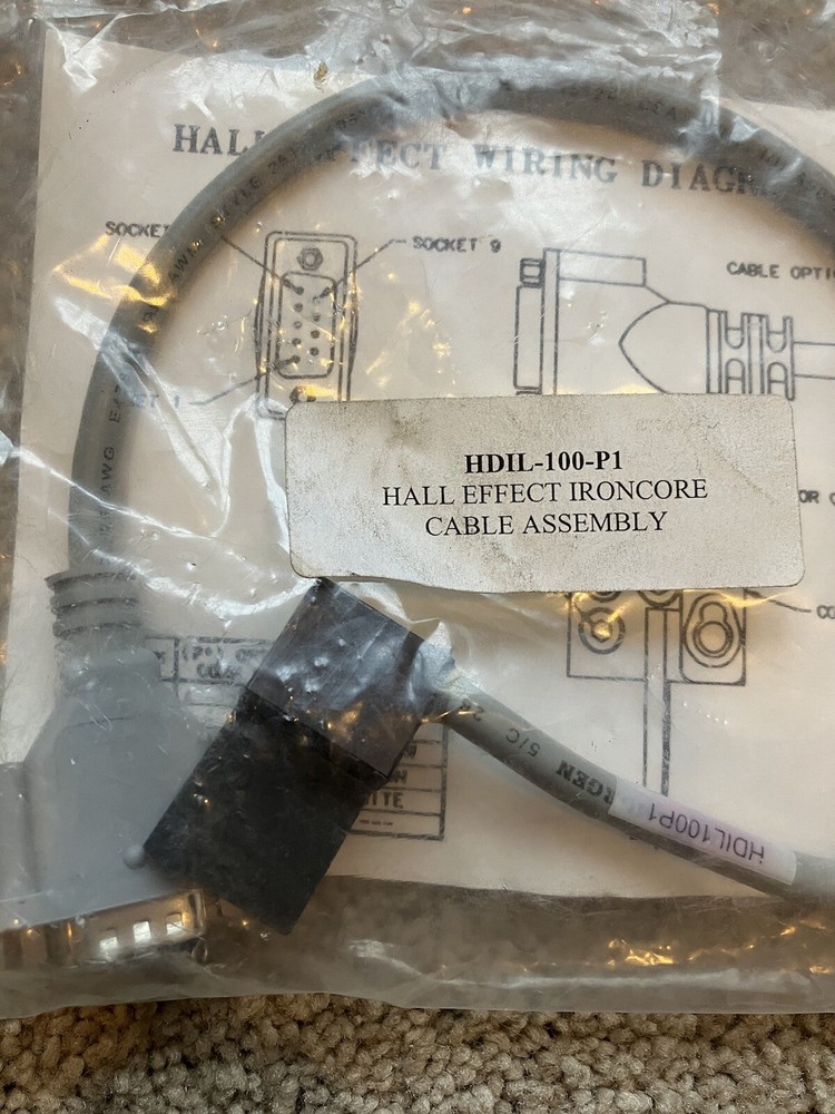 Kollmorgen KDIL-100-P1 Hall Effect Ironcore Cable Assembly