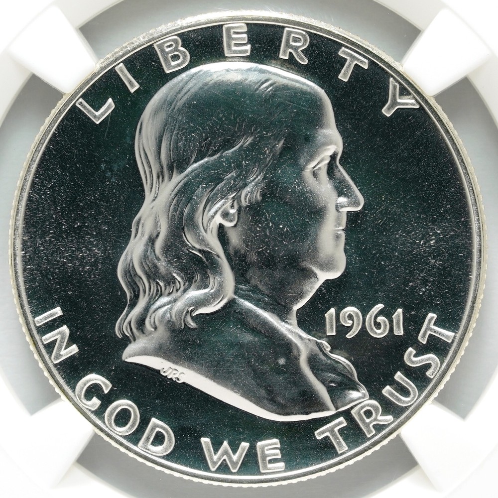 1961 Franklin Silver Half Dollar PF-68