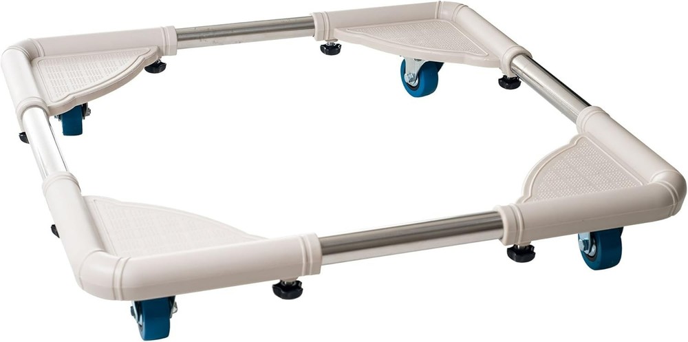 Adjustable Dolly Cart – Appliance Roller with Telescoping Base and Locking Ca...