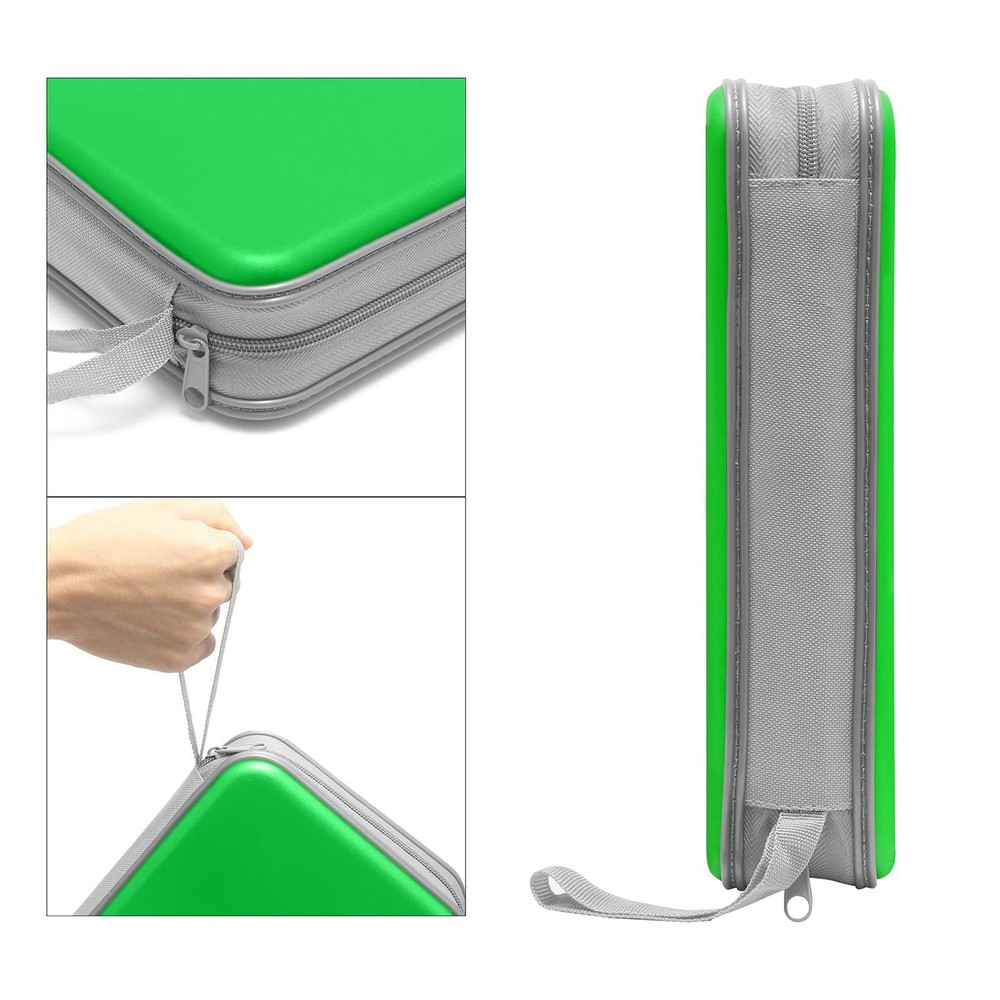 CD Case Holder, 80 Capacity CD/DVD Case Holders Wallet Hard Plastic CD DVD Di...