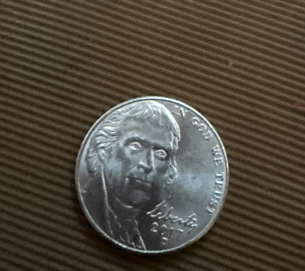 2017 Five Silver Cents