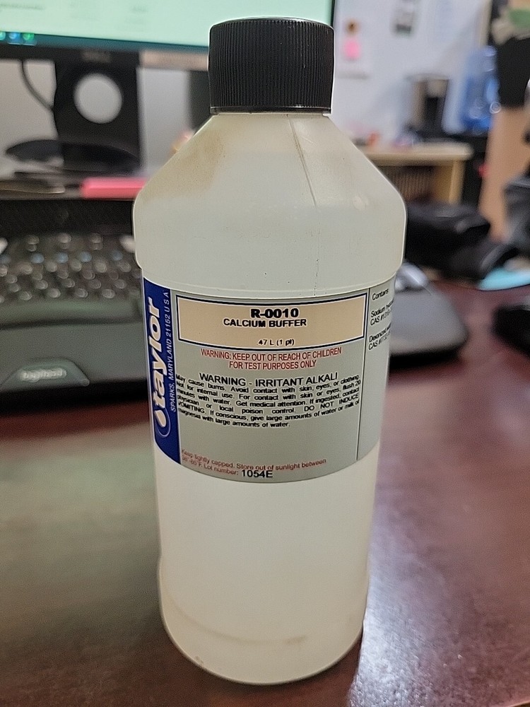 Taylor Tech R-0010 Calcium Buffer Pool Test Reagent Bottle
