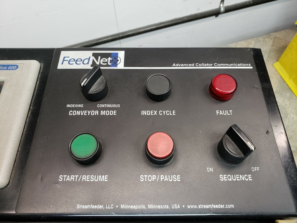 Used Streamfeeder FeedNet Collator Control System, 115vac