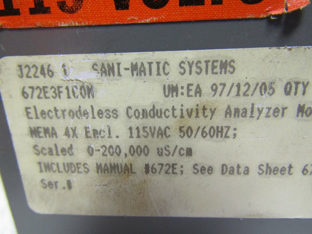 👀 GREAT LAKES INSTRUMENTS GLI CONDUCTIVITY & CONCENTRATION ANALYZER 115V 672E