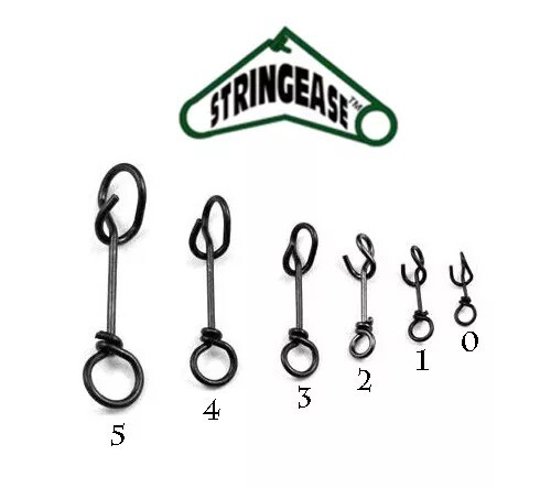 Original Stringease Fastach Clips Size #1 25lb Pack of 10pcs