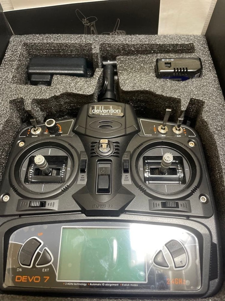 Walkera Rodeo110 Drone Bundle W/ Fpv Goggles Devo7 Transmitter Rc Quadcopter Kit