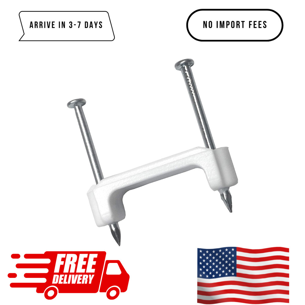 Gardner Bender 1/2 in. Plastic Staple (225-Pack)