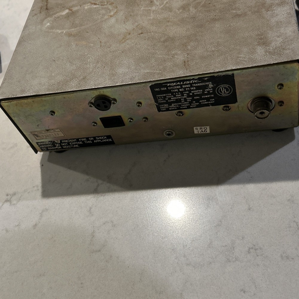 Realistic Navaho Citizens Band Transceiver TRC-30A