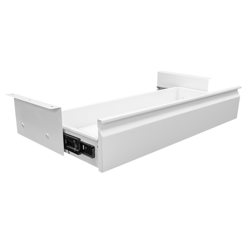 Under Desk Sliding Pull-Out Storage Drawer - Space Saver for Workstations