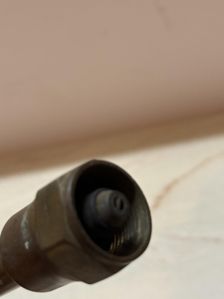 Vintage Cutting Torch Tip Angled 12” Copper Brass