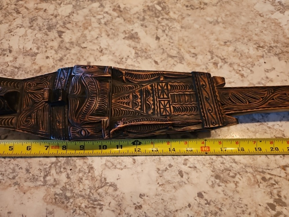 Hasapi Lute wood 2 string musical instrument