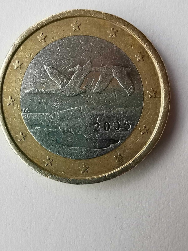 1 EURO Finland ERROR 2005.