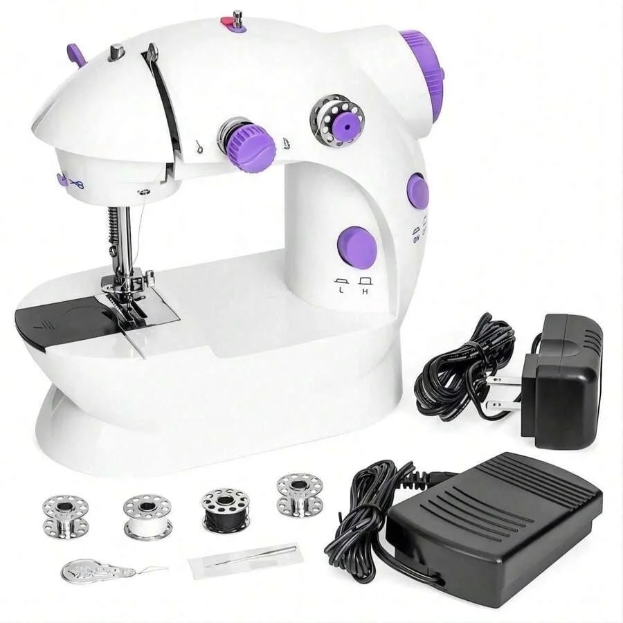 MINI ELECTRIC SEWING MACHINE 2 Speed Portable Handheld Beginners Kids