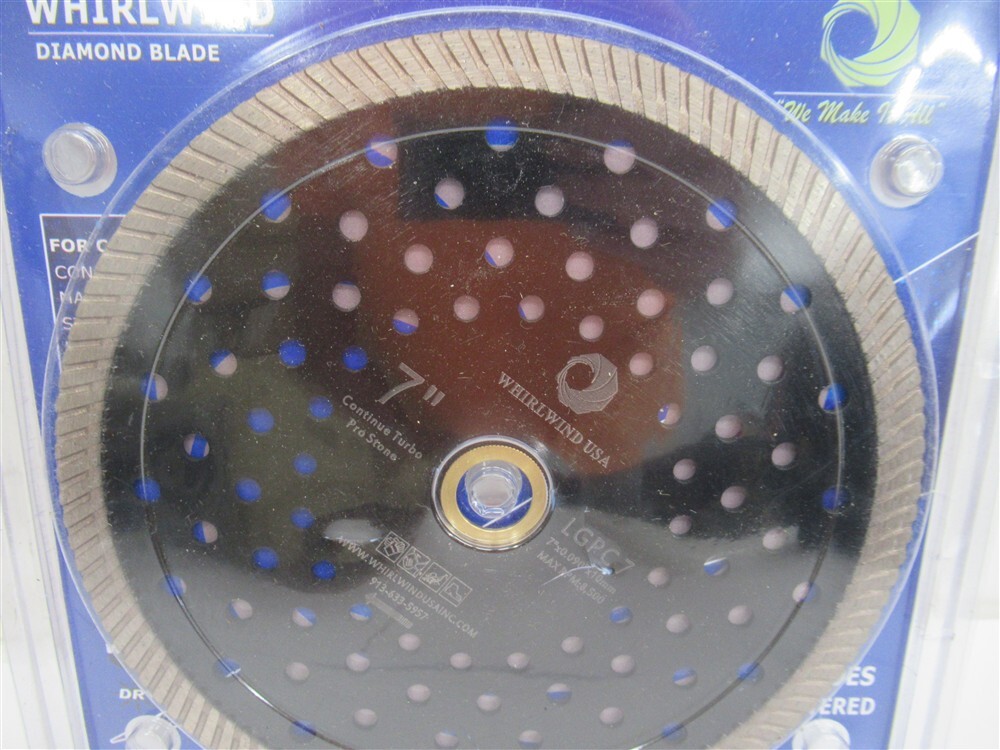 Whirlwind LGPC7, 7" Diamond Blade