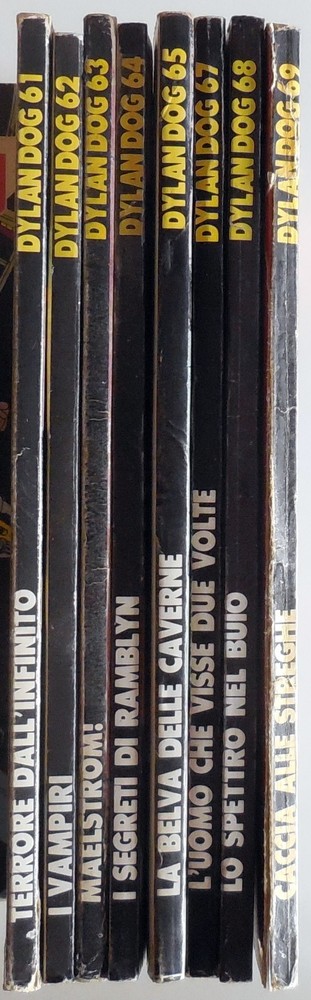 BONELLI DYLAN DOG SEQUENCE LOT 61-69 (NO NO.66)