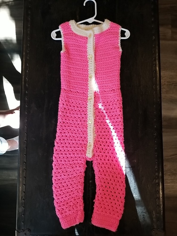 Handmade Crocheted Child's Outing Wear