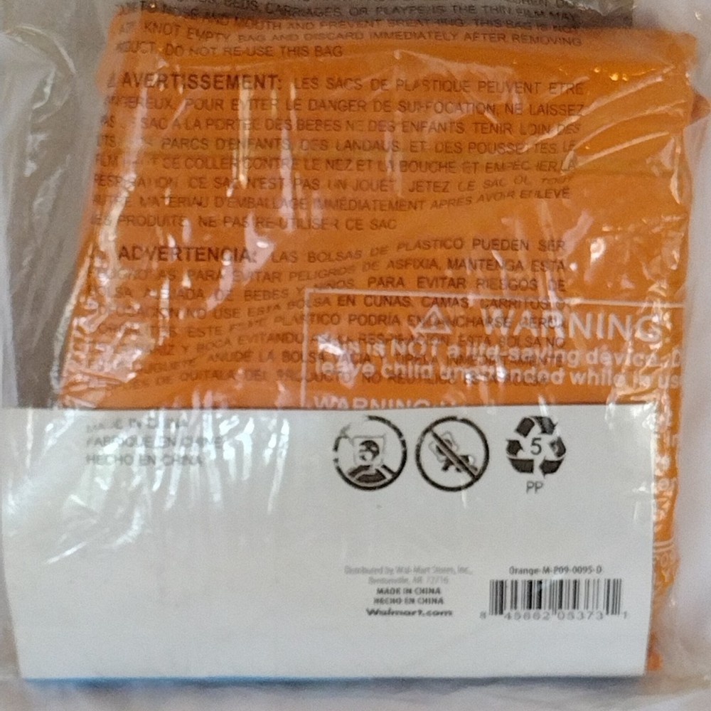 Sun Shine Bright Orange Pool Float Air Mattress Float 72" Sealed New