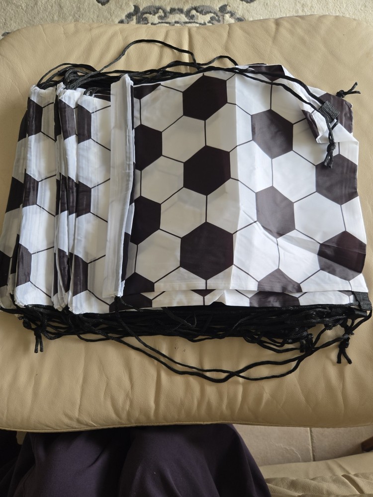 18 Pcs Soccer Gift Bags Soccer Drawstring String Bag