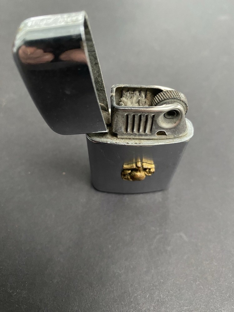 Vintage Ronson Lighter USMC Logo Windlite Model Marines Please READ