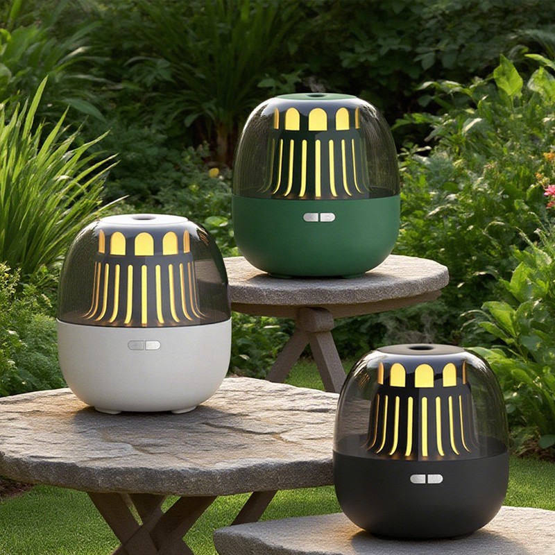 Lighthouse - shaped Aromatherapy Humidifier Black