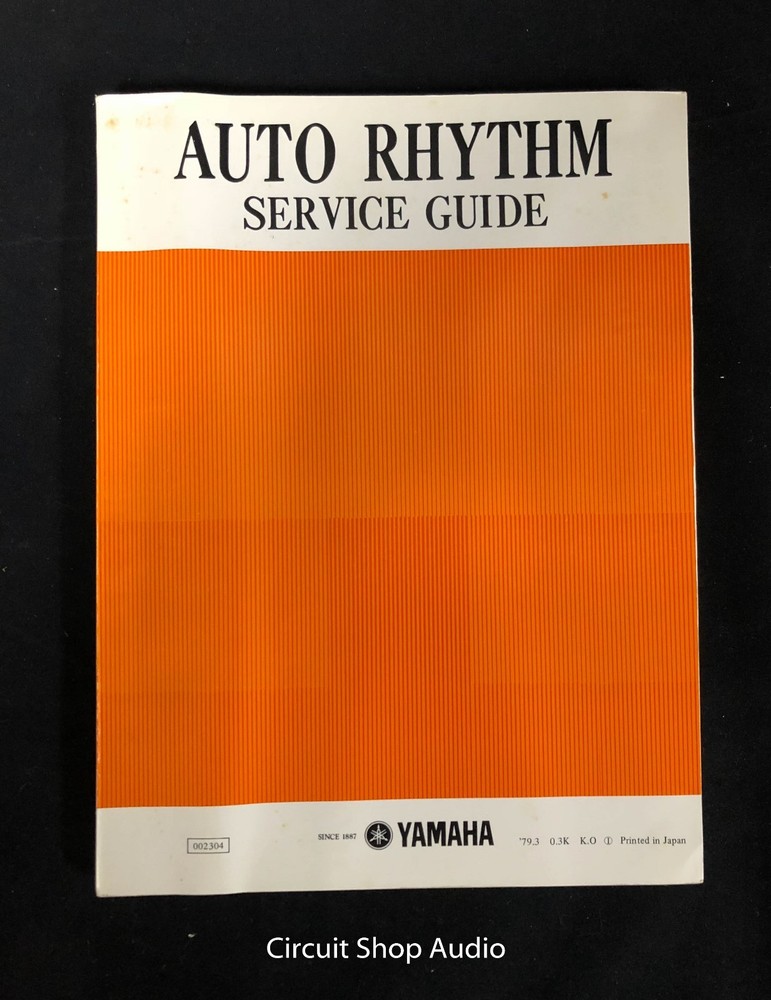 Original Yamaha Auto Rythm Service Guide
