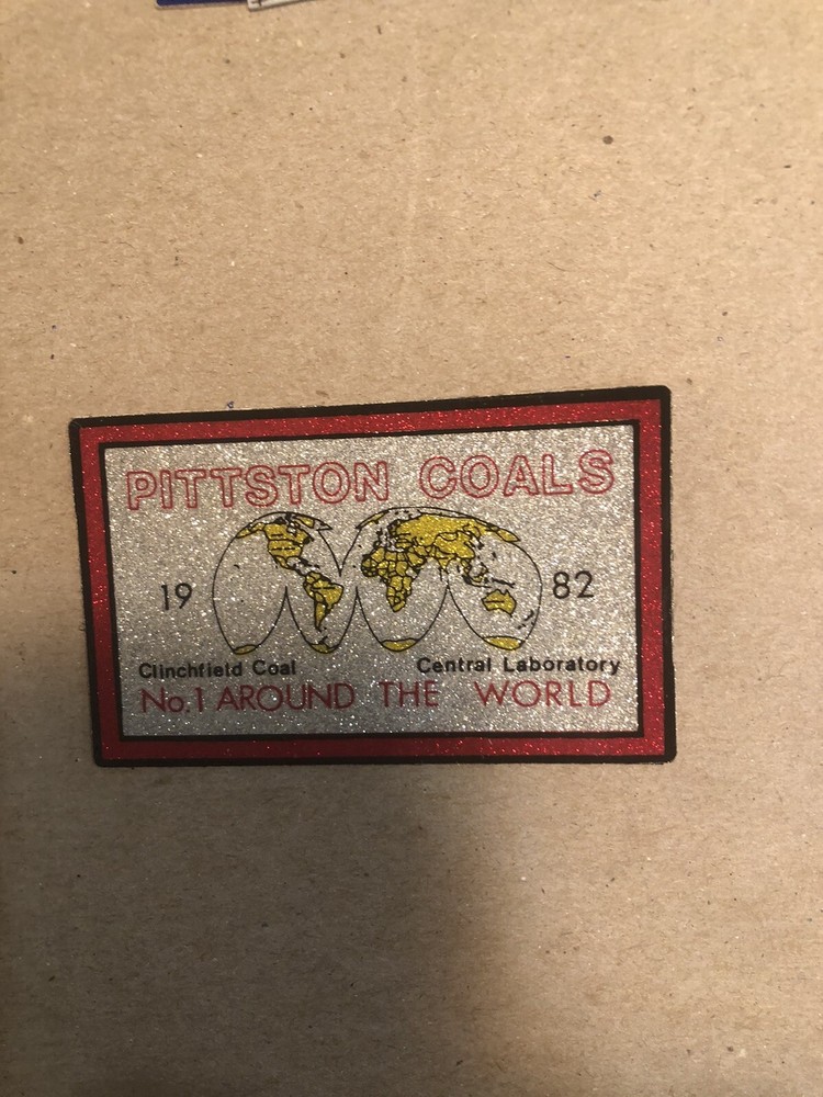 coal mining stickers nice older coal companies