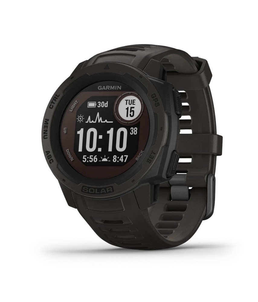Garmin Instinct Solar Smartwatch - Graphite (010-02293-10)