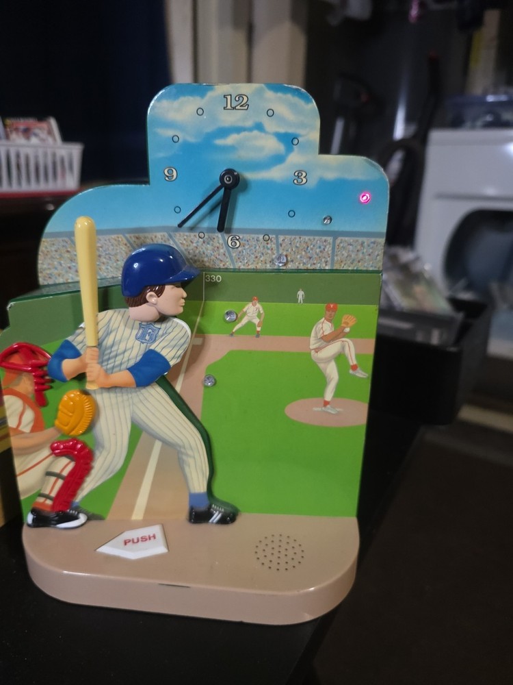 The Original Baseball Clock By Fun- Damental 1999