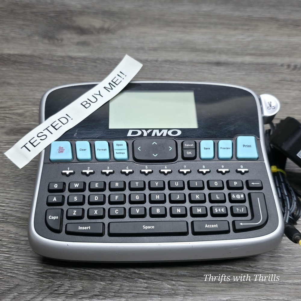 Dymo LabelManager 360D - Desktop Label Maker/Thermal Printer - Tested - Batt/AC