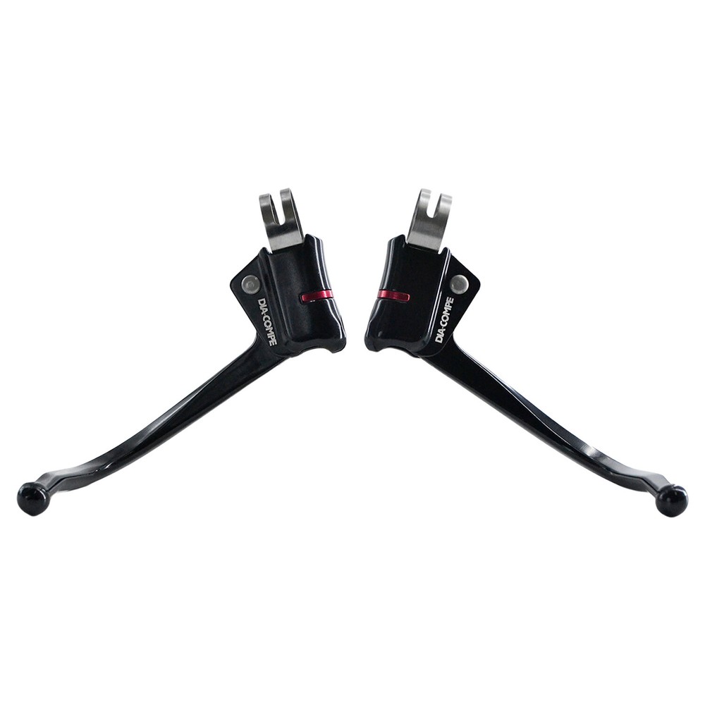 DIA-COMPE DC139 Guidonnet Curved Cycle Brake Levers Retro Fixed , Black