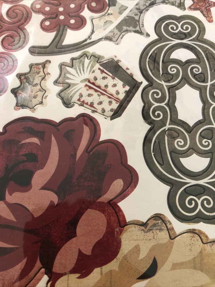 Basic Grey Wassail~chipboard stickers BNIP Holiday Two Packages