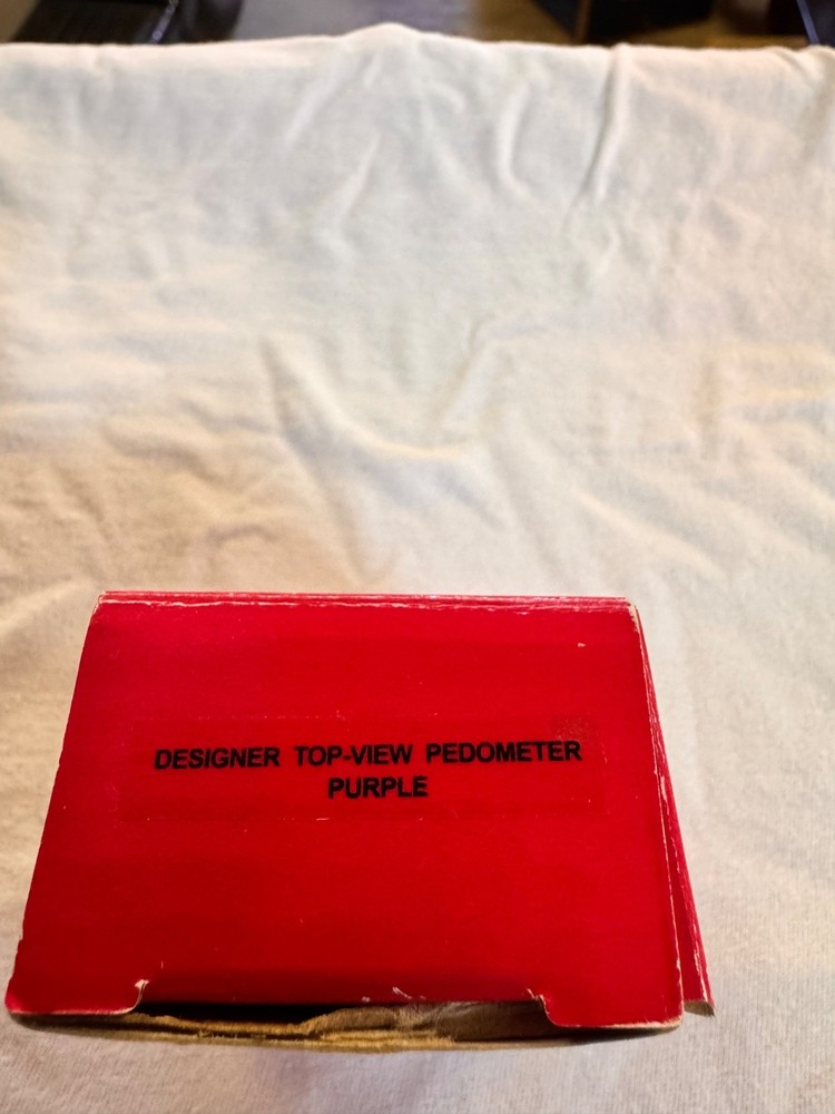 Designer Top-View Pedometer Purple