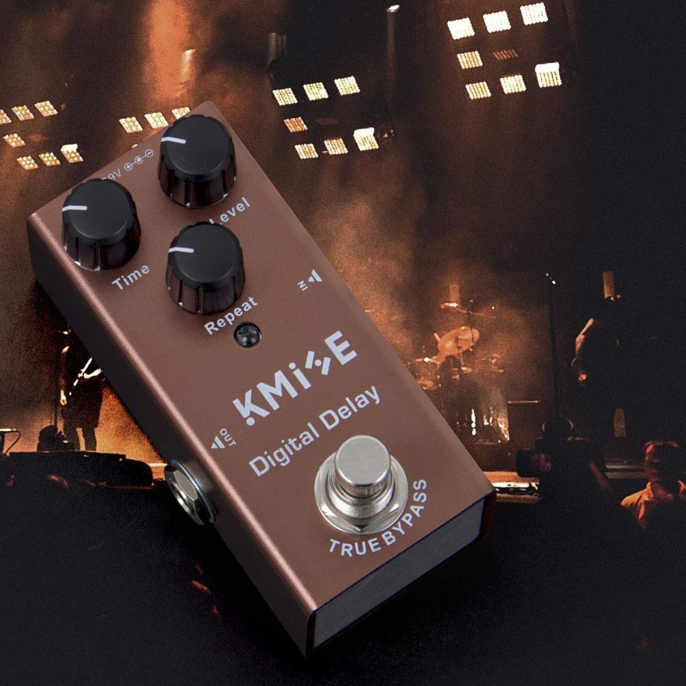 Kmise Digital Delay Electric Guitar Effects Pedal Mini Single Type DC 9V True...