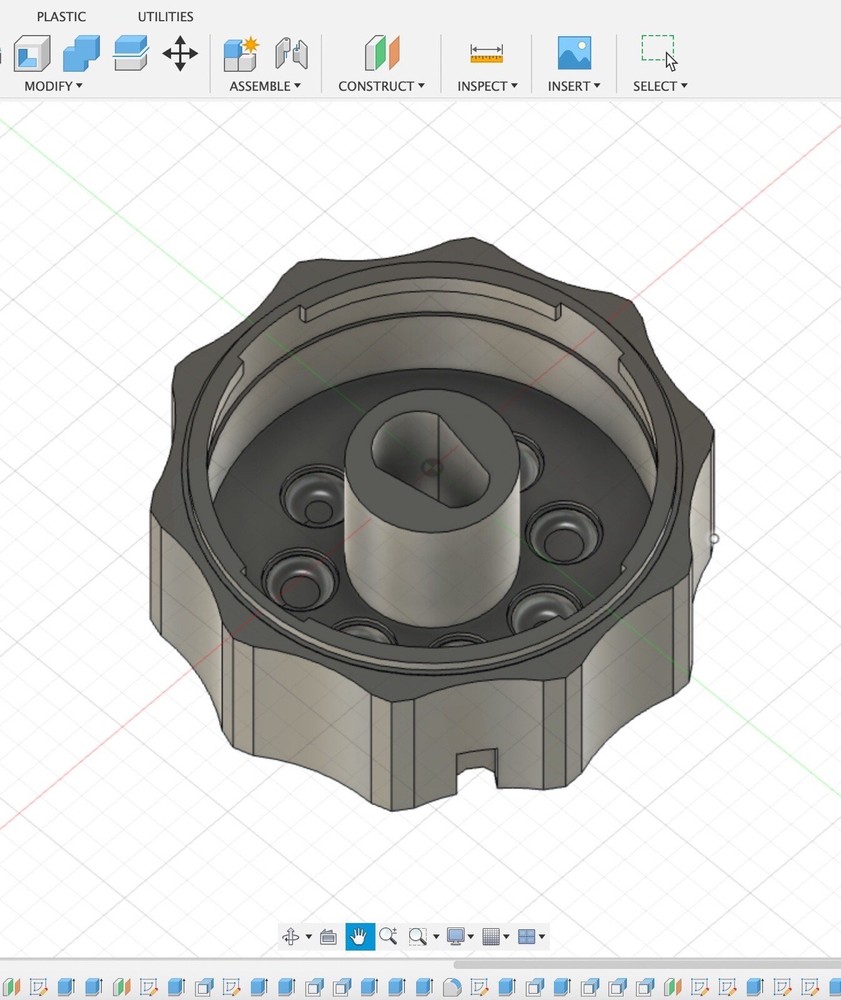 Fox Float x Dhx LSC Knob 3d printed