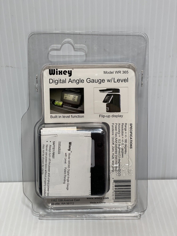 Wixey Digital Angle Gauge And Level
