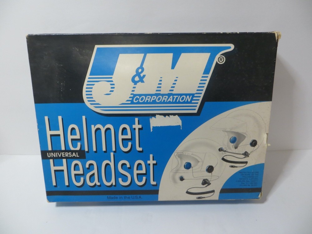 J&M Universal Helmet Headset HS-4119 - Motorcycle