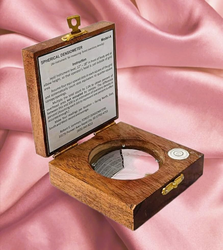 Handmade Forestry Suppliers Spherical Crown Densiometer Forestry Compass Tool